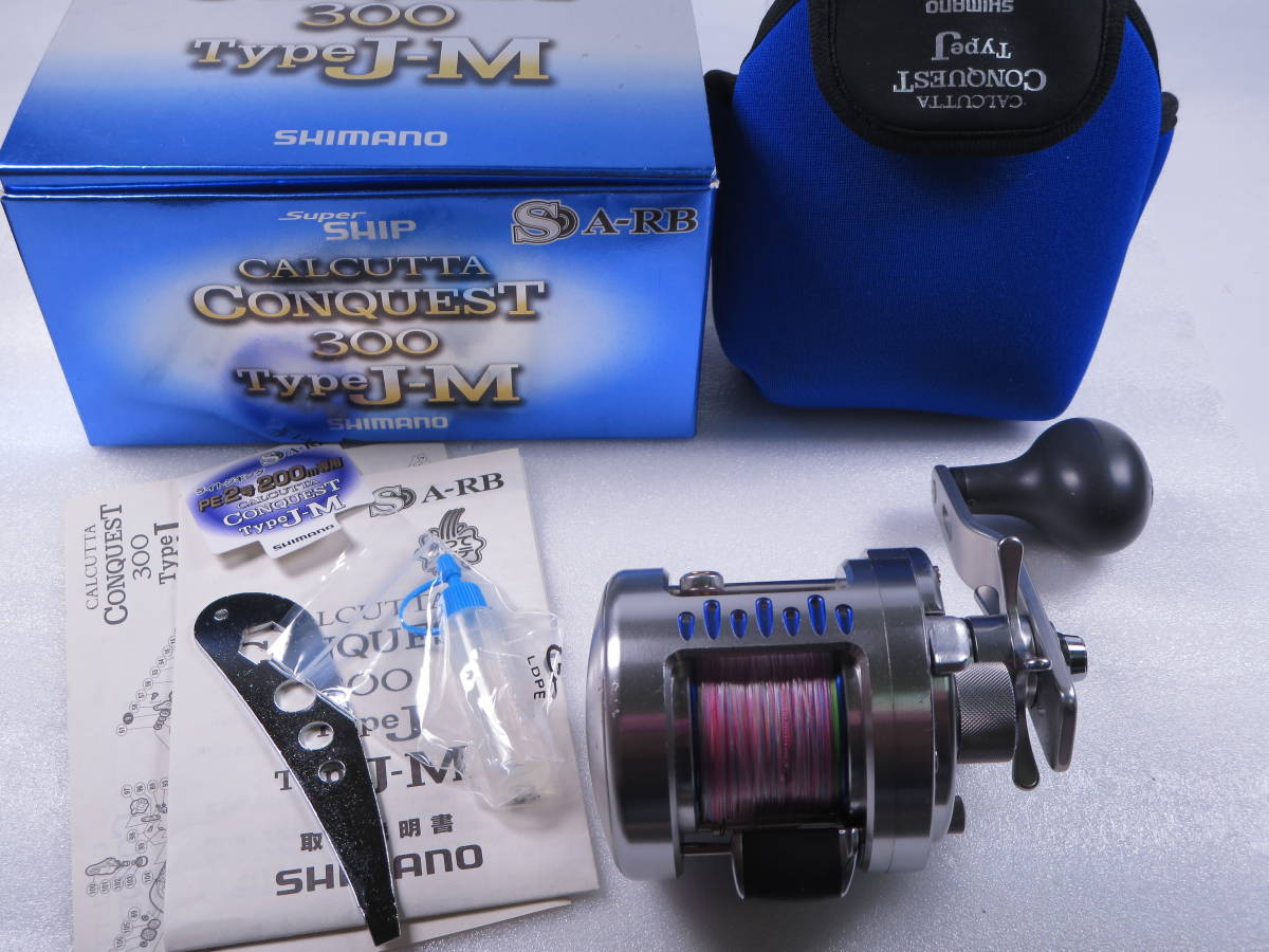 將【付属品】シマノ カルカッタ コンクエスト300 TypeJM タイプJ ジギング 日本製 SHIMANO CALCUTTA CONQUEST 02220 0902F_画像1