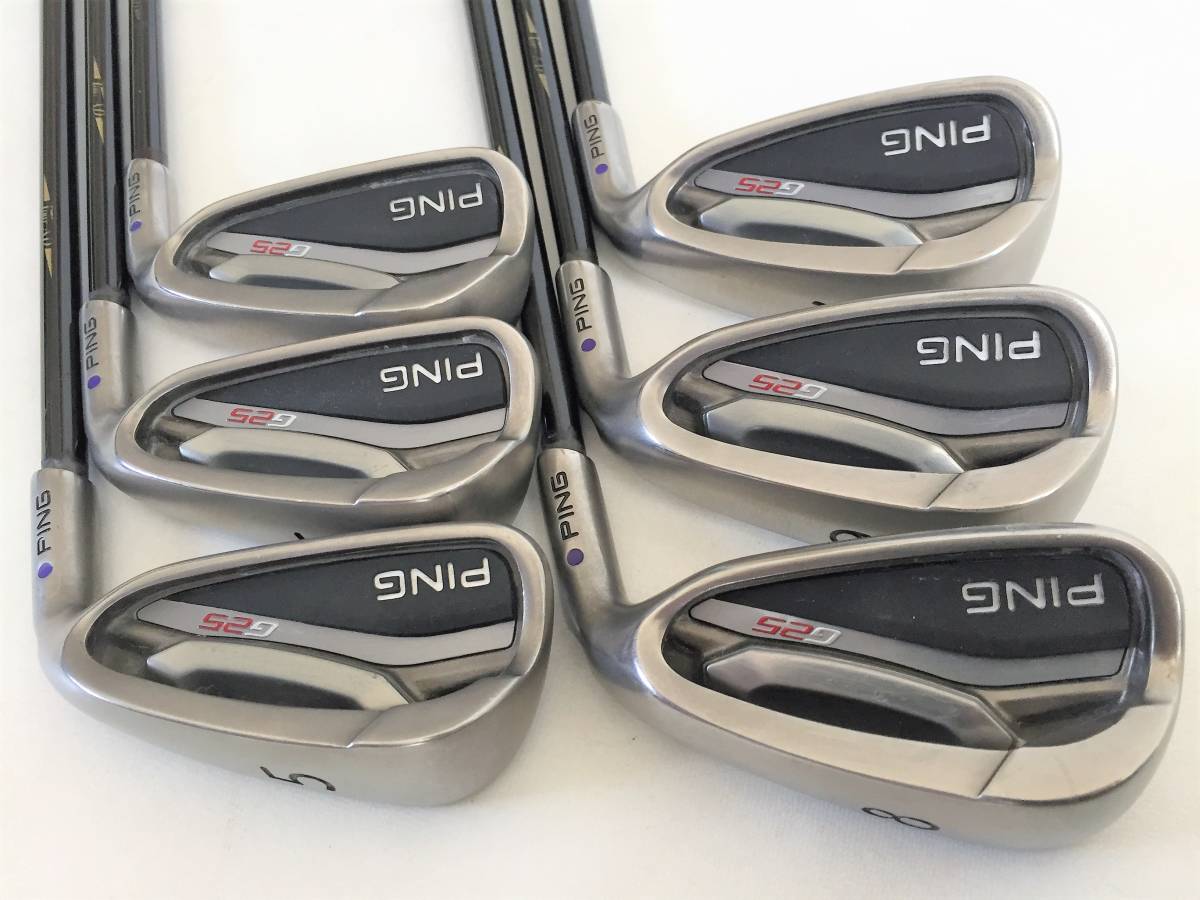 訳あり 名器 ピン PING G25 アイアン 5-W TOURAD AD-75 S 日本仕様