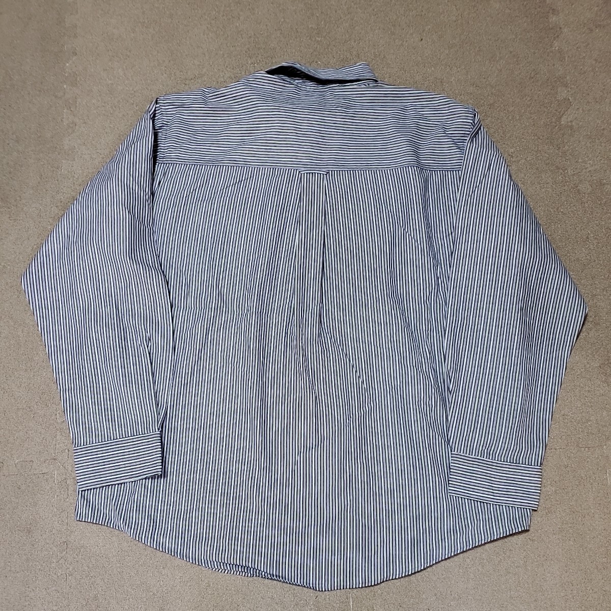 CHAPS　長袖シャツ　ストライプ　サイズ２XL　US古着　アメリカ古着　azu101_画像7