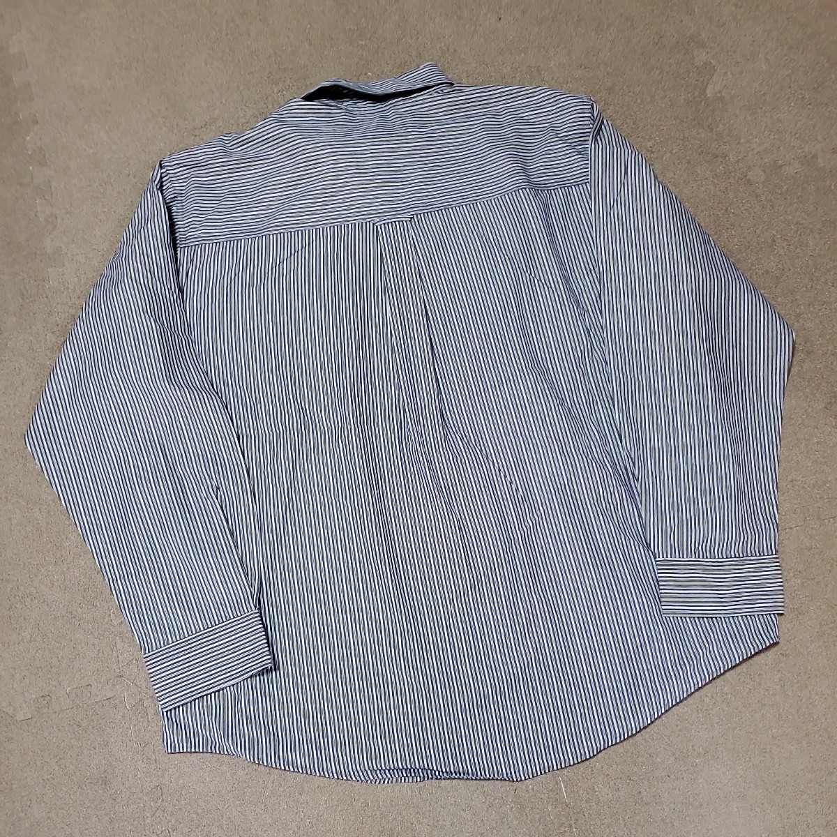 CHAPS　長袖シャツ　ストライプ　サイズ２XL　US古着　アメリカ古着　azu101_画像8