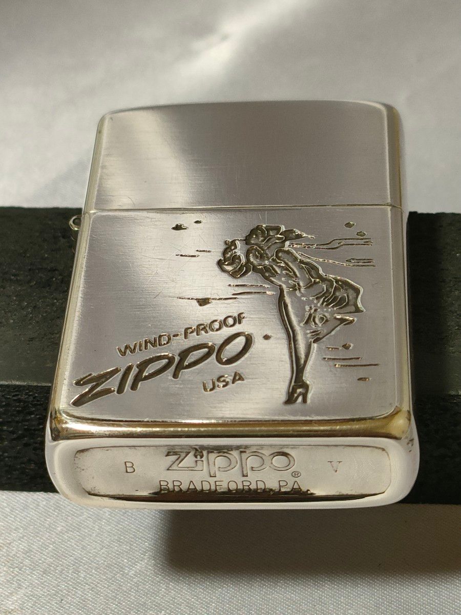 希少】ビンテージ ウィンディ Windy zippo 1989年製 B V-