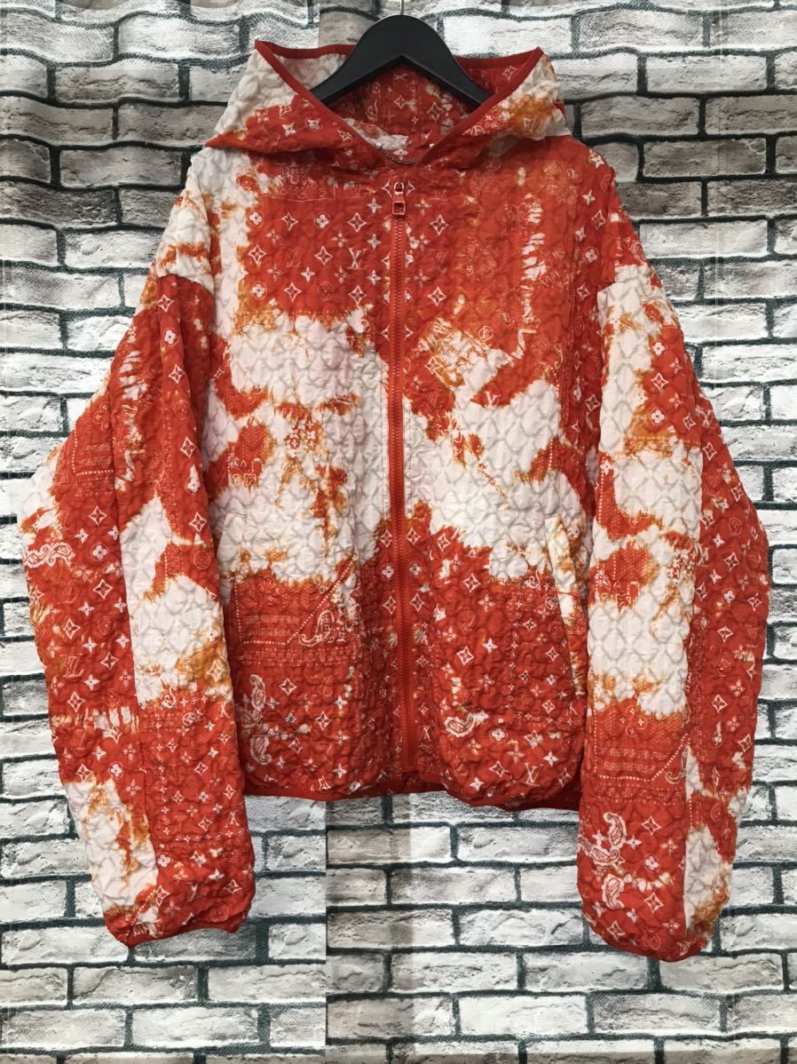 【ラッピング無料】 極美品★LOUIS モノグラムバンダナブリーチ加工ナイロンウインドブレーカージャケット HNB12W HW1 RM222M ルイヴィトン★22AW VUITTON ジャンパー、ブルゾン 【ラッピング無料】 極美品★LOUIS モノグラムバンダナブリーチ加工ナイロンウインドブレーカージャケット HNB12W HW1 RM222M ルイヴィトン★22AW VUITTON ジャンパー、ブルゾン