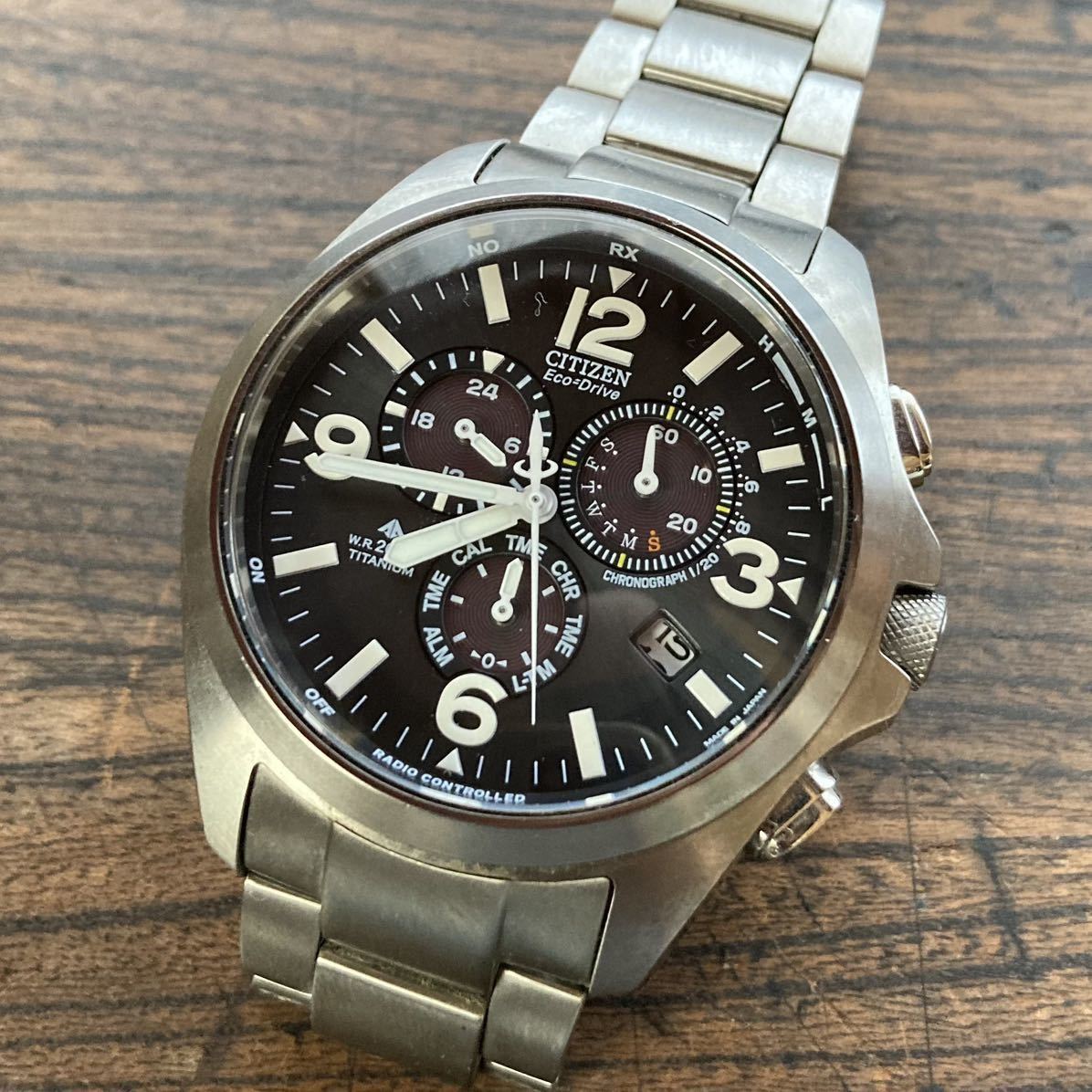 CITIZEN シチズン プロマスター エコドライブ E610-T008313 クロノ