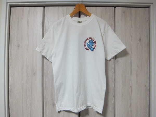 色々な M 半袖Tシャツ GROOVE JUN Hi-STANDARD 90's 白☆ハイスタンダード スクリーミングハンド サンタクルーズ風 Tシャツ