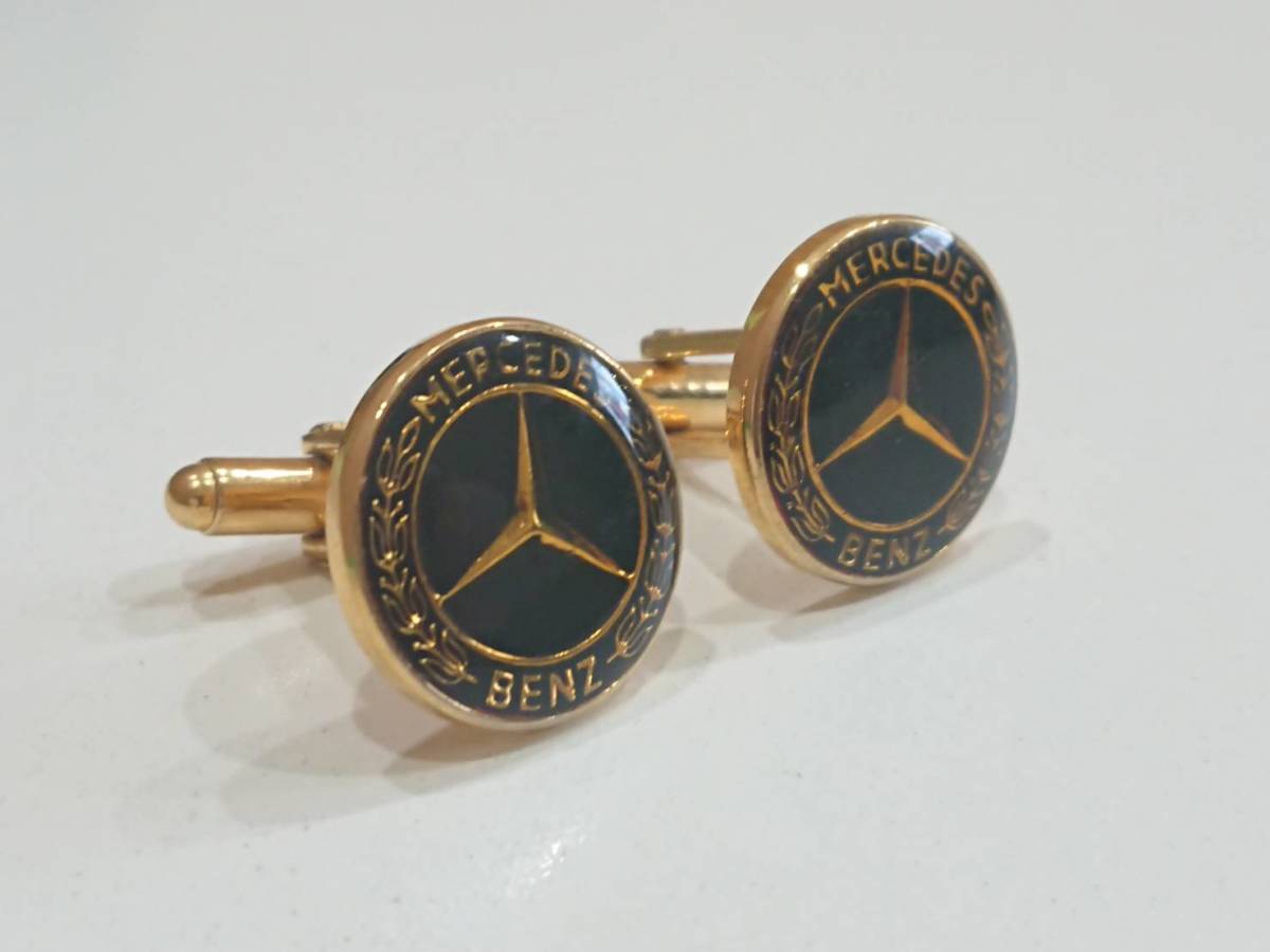 Mercedes Benz/メルセデスベンツ メンズアクセサリー カフスボタン アンティーク ◆　7123_画像4