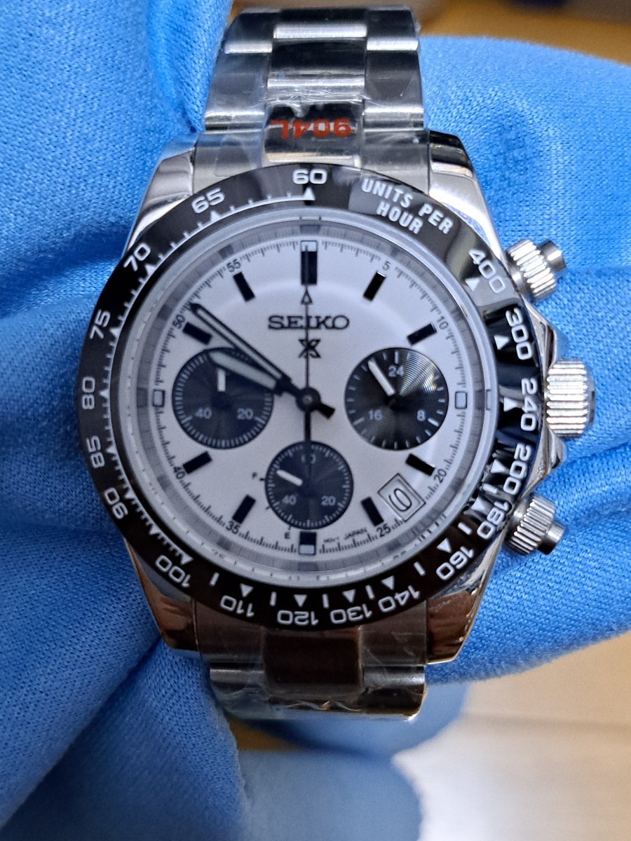 VK63ムーブ使用のクオーツクロノグラフ時計(SEIKO 社外品カスタム MOD