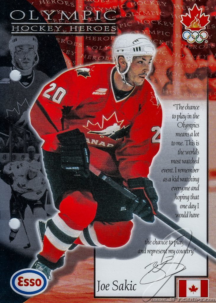[ Canada limitation sale ]1998 year Nagano Olympic ESSO ice hockey binder - large size card set * all 60 sheets 