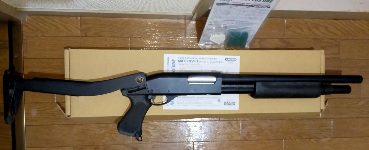 マルゼン M870 GV +1 排莢式 ガスガン ショットガン 美品 欠品 マルゼン M870 GV +1 排莢式 ガスガン ショットガン 美品 欠品