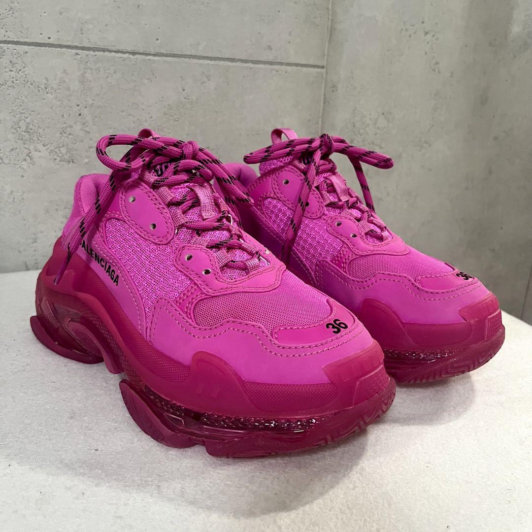 受注生産品】 SOLE CLEAR S TRIPLE 544351 バレンシアガ [極美品