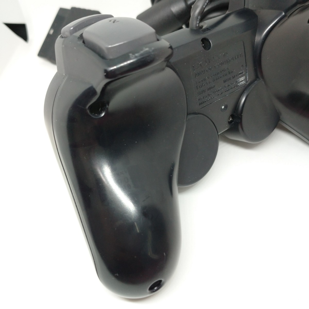 分解清掃済 PS2 コントローラー デュアルショック2 クリア ブラック (PlayStation2 Controller SONY DUALSHOCK2 プレステ2) 管理(c23)_画像6