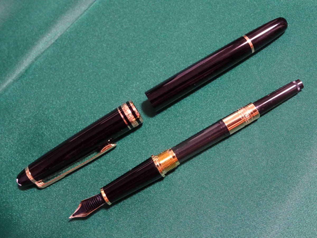 MONTBLANC モンブラン MEISTERSTUCK マイスターシュテュック 144 ニブF バイカラー14Kペン先_画像7