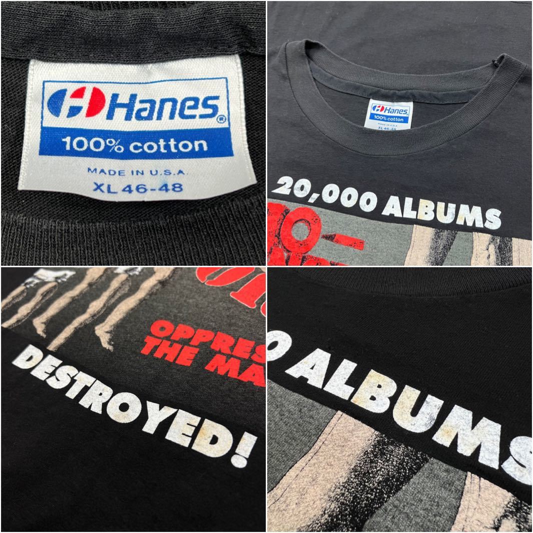 ヴィンテージ【激レア】90s VIO-LENCE OPPRESSING THE MASSES Tシャツ XL ヴァイオレンス スラッシュ セントマイケル バンドT ロックT 古着