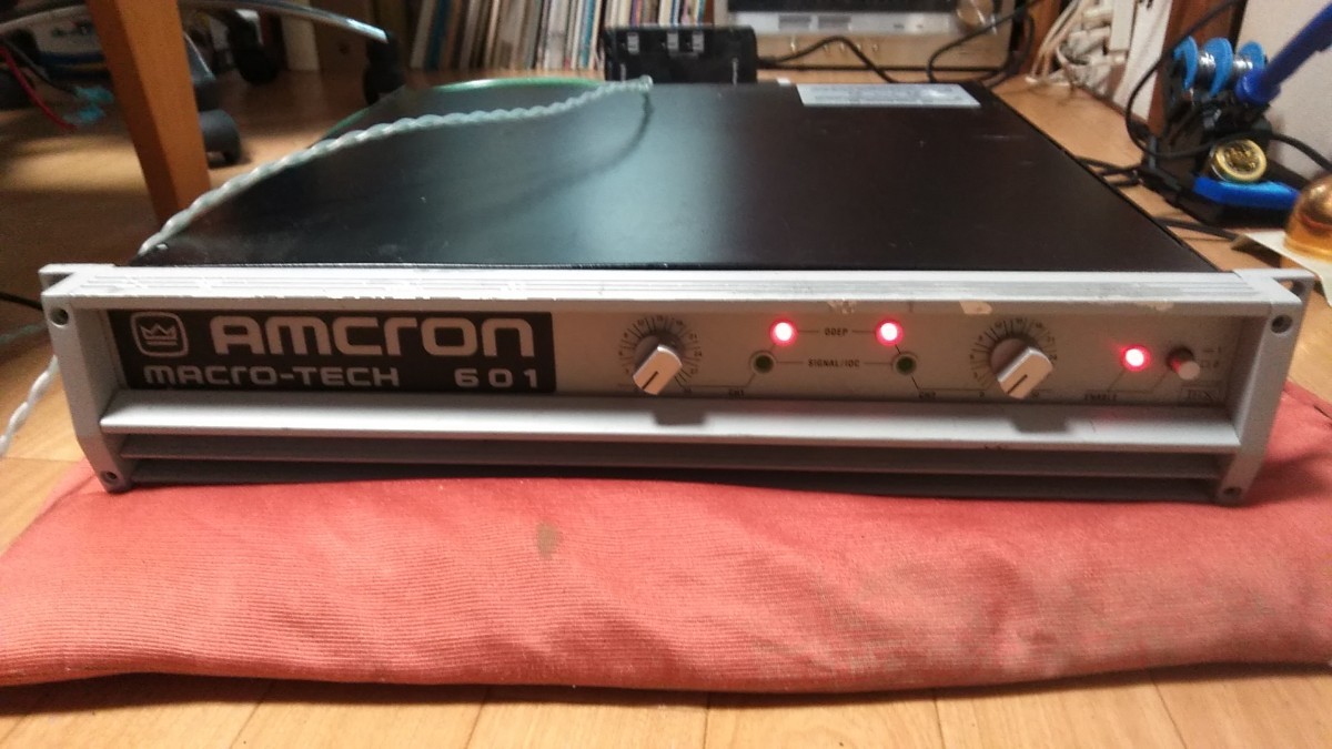 純正直売 AMCRON MACRO-TECH 601 静音pcファン交換済み 音出し確認済み