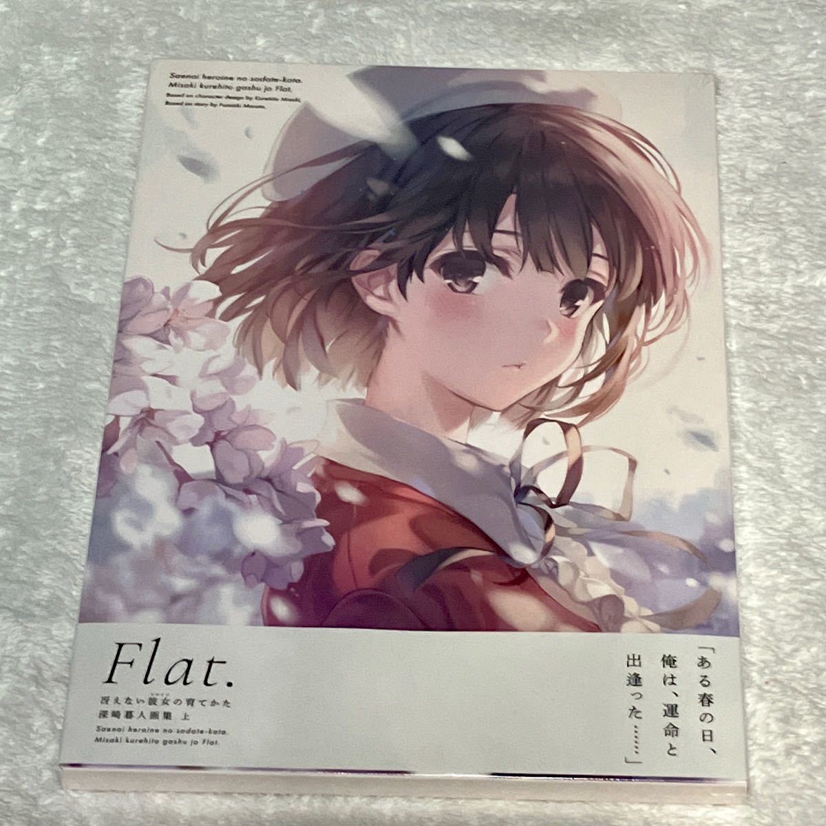 ♪★A 深崎暮人 画集 未開封 上 Flat Fine 上巻 冴えない彼女の育て方_画像1