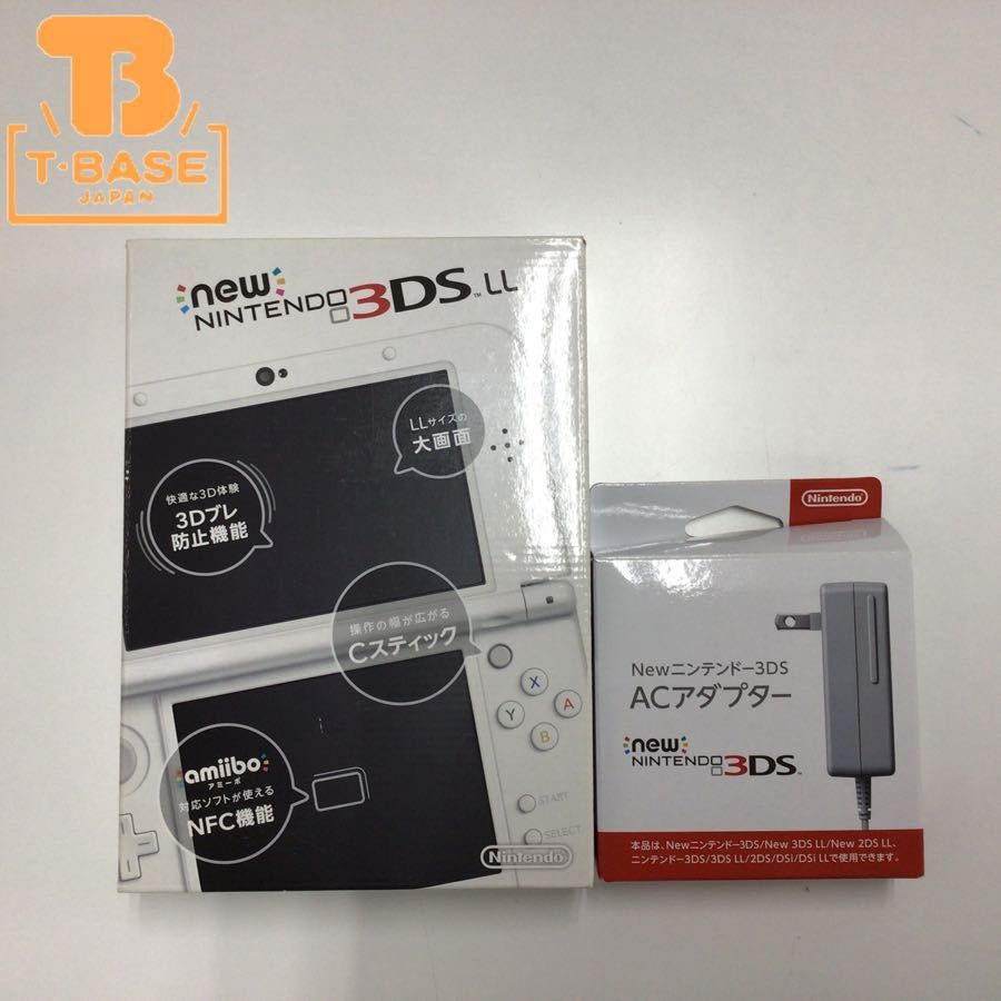 1円〜 動作確認済み 初期化済み 任天堂 New Nintendo 3DS LL パール