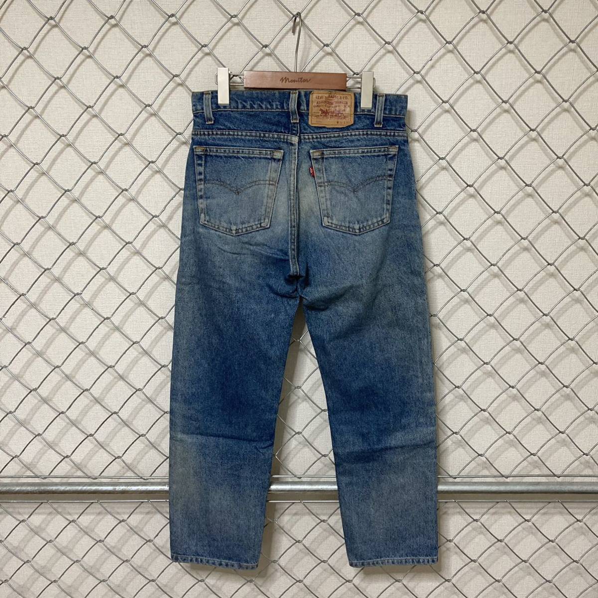 80s Levi's 505 リーバイス 89年製 USA製 デニムパンツ ジーンズ 31×34_画像4