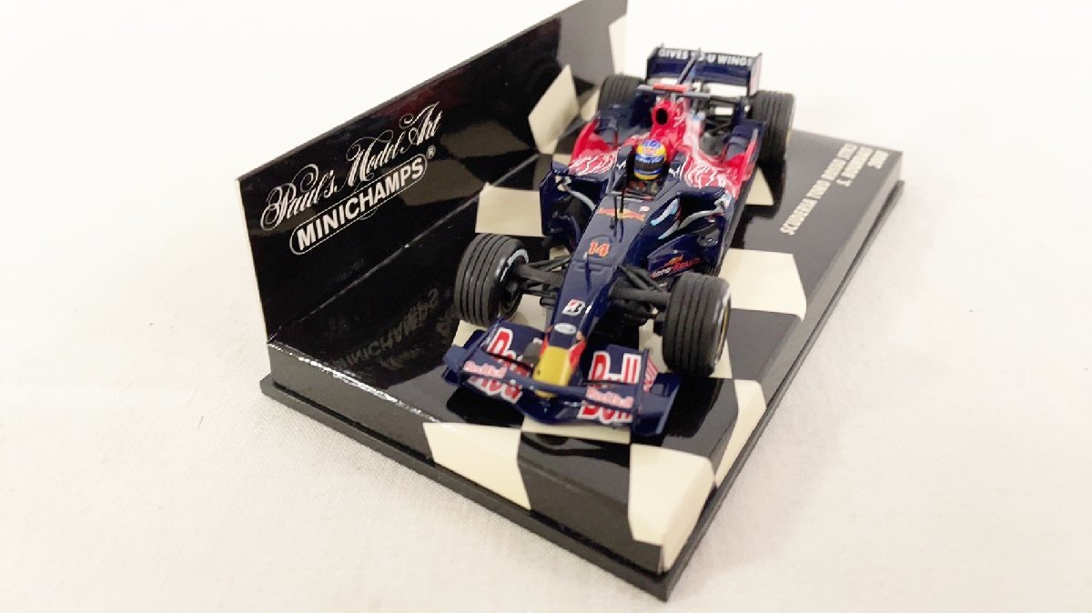 ミニチャンプス 1/43 PMA レッドブル スクーデリア トロ ロッソ STR3 セバスチャンボーデ 2008 #14 SCUDERIA TORO ROSSO S.BOURDAIS JP-113_画像2