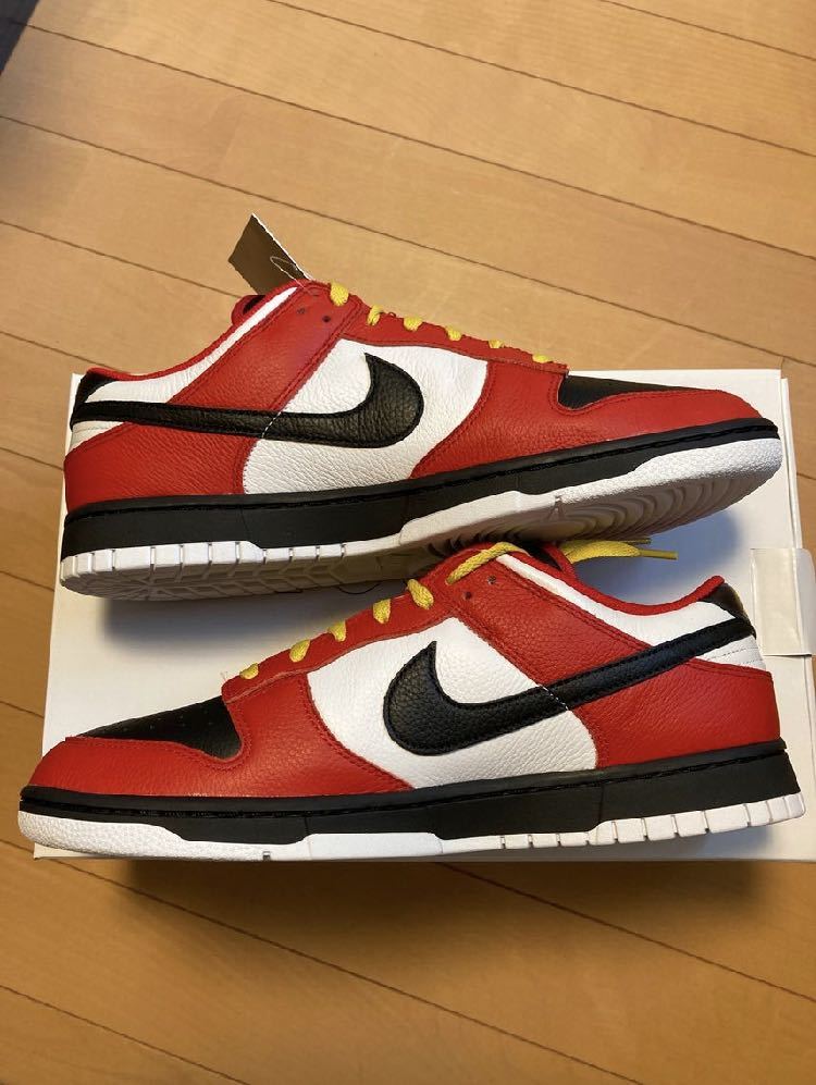 新品未使用【size 29cm】 Nike Dunk Low By You ナイキ ダンク ロー 黒 赤 白 US11 DO7413 991 nike.com_画像5