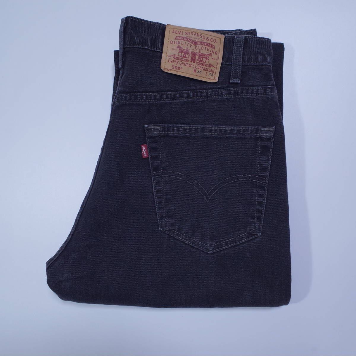 送料無料 505 W34 ブラック サルファー 硫化染め canada カナダ製 505-0260 90年代 Levi's リーバイス_画像1