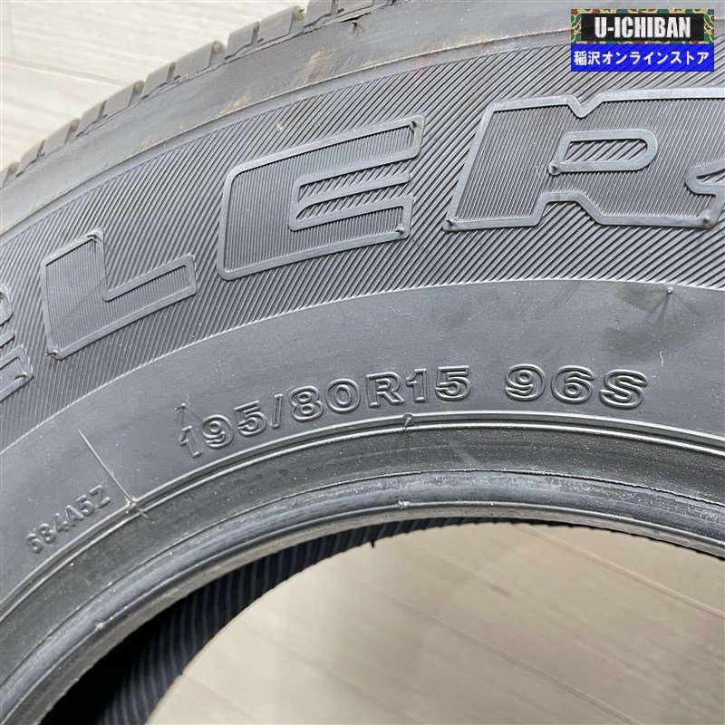 ジムニーシエラ 等 ブリヂストン デューラー H/T 684 Ⅱ195/80R15 96S 15インチ タイヤ 4本セット 009_画像4