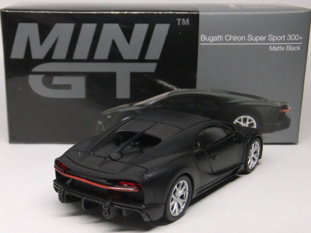 MINI GT★ブガッティ シロン スーパースポーツ 300+ マットブラック MGT00374-L Bugatti Chiron Super Sport TSM 1/64の画像2