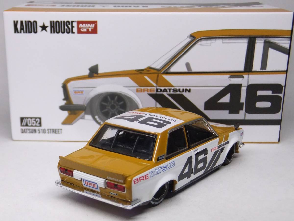 MINI GT★ダットサン 510 プロストリート BRE510 V3 KAIDO HOUSE KHMG052 街道★はうす 46 PRO★STREET Datsun 日産 ハコスカ 1/64 TSM_画像2