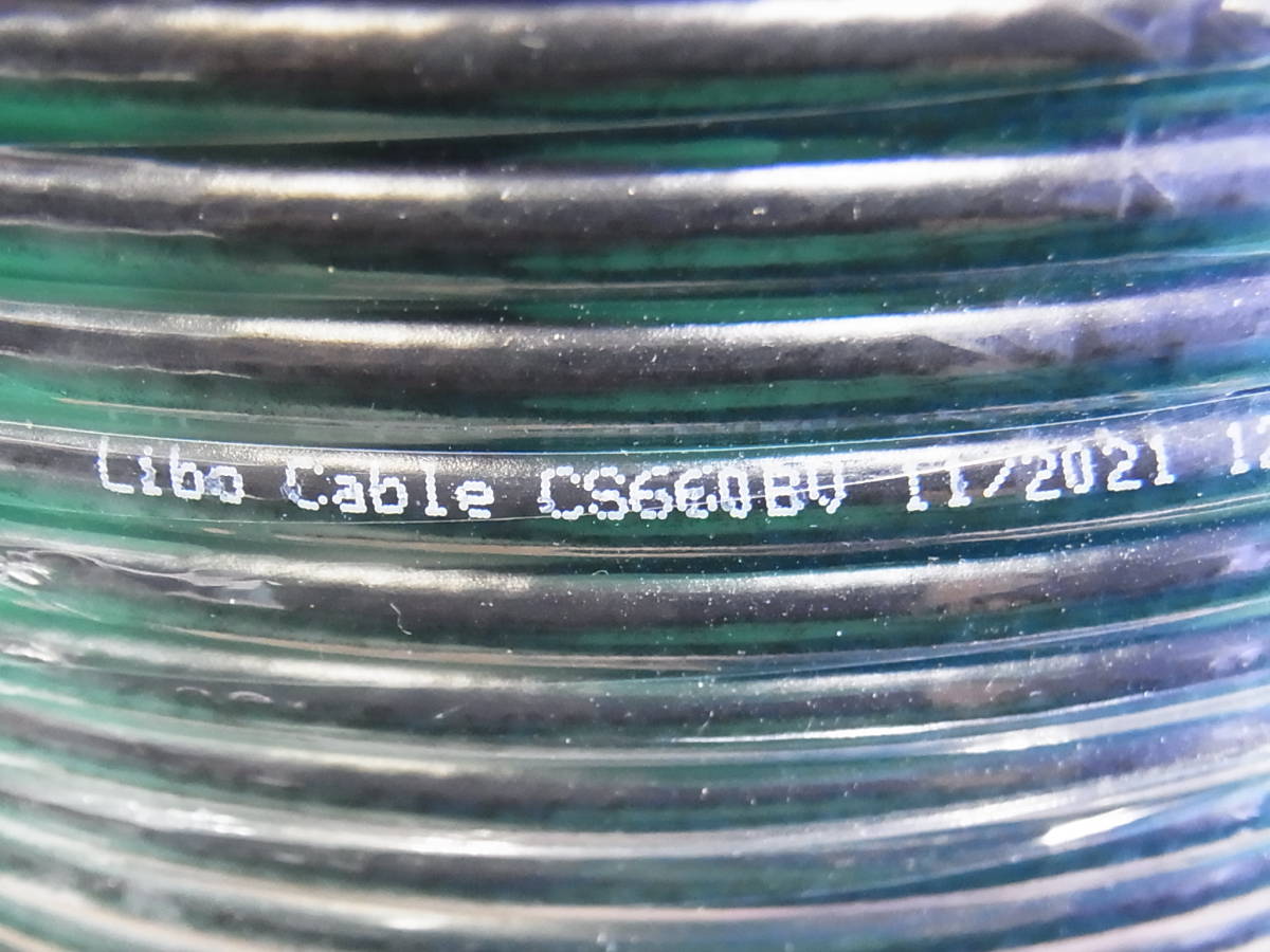 ##[ быстрое решение ]Libo Cable RG6 коаксильный кабель PVC чёрный RG6-CS660BV 1000ft 305m не использовался хранение товар!