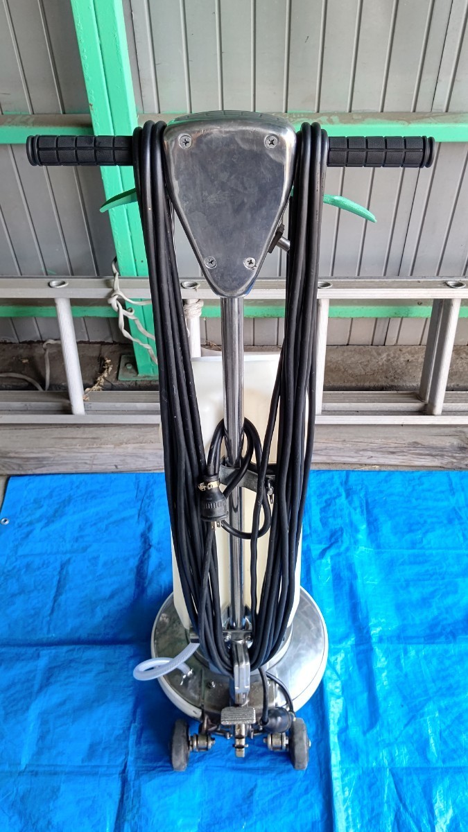 武蔵14インチポリッシャー中古/床洗浄/床磨き/店舗清掃/清掃用具 武蔵14インチポリッシャー中古/床洗浄/床磨き/店舗清掃/清掃用具