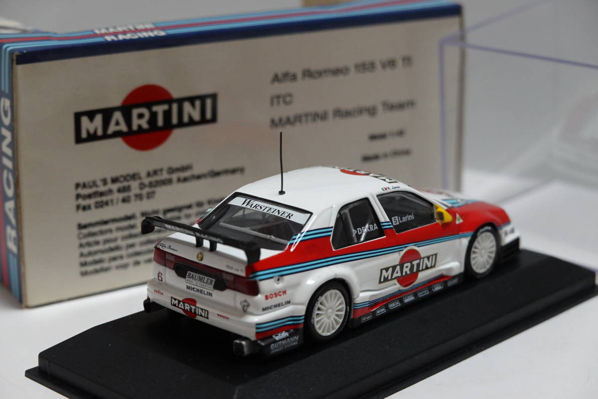 ☆激レア非売品☆PMA 1/43アルファロメオ Alfa Romeo 155 V6 TI ”MARTINI” Racing Team ITC 1996☆2307013_画像3