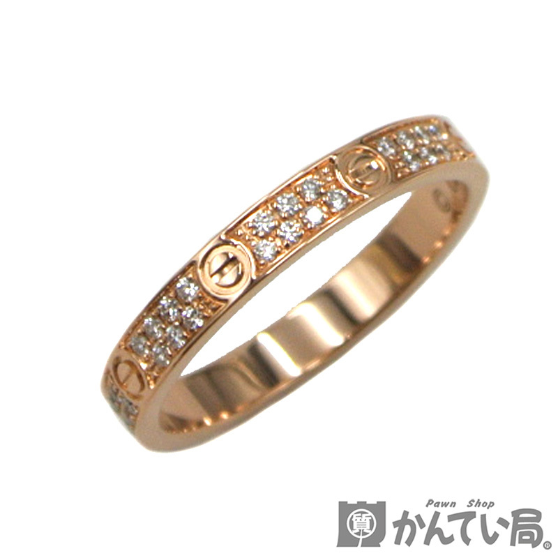 速くおよび自由な K18PG 750 Cartier【カルティエ】ミニラブリング