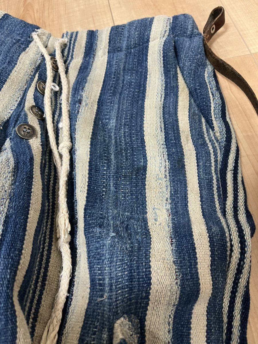 ブランドタグ付】greg lauren Antique Indigo Fisherman Lounge Pant