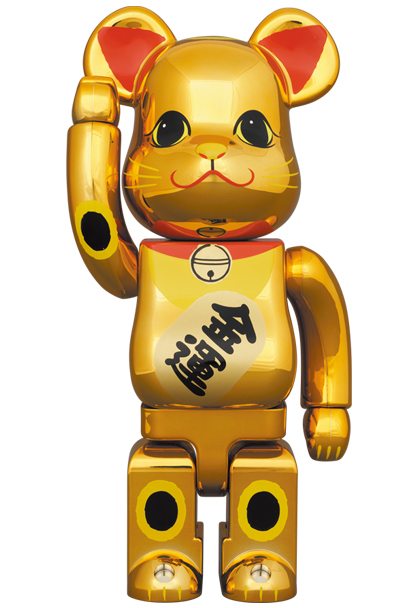 ヤフオク! - 【新品未開封】 BE@RBRICK 招き猫 金運 金メッキ