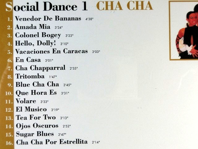 Social Dance 1 Cha Cha (Ballroom Orch) 【社交ダンス音楽ＣＤ】♪710-1_画像4