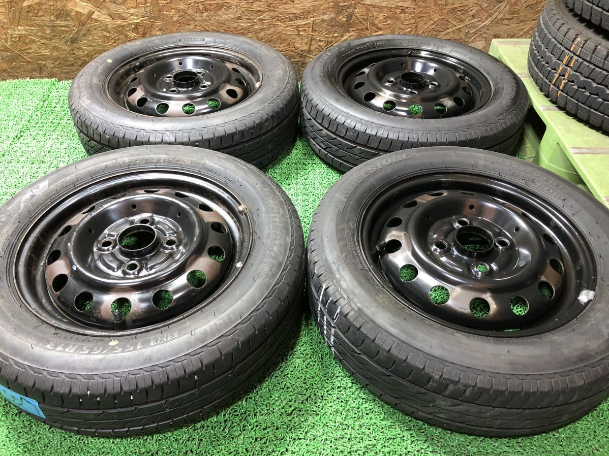  Mitsubishi original 13inch × 155/65R13 PCD100 4 hole eK classy eK sport eK Wagon Toppo Minica Minicab 