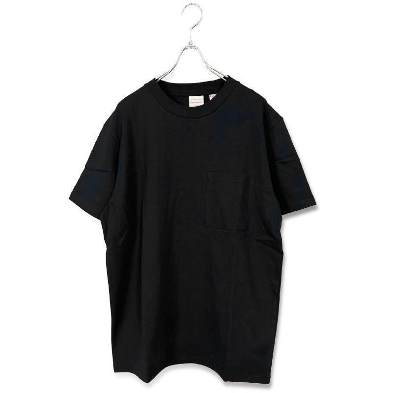 Goodwear グッドウェア 半袖ポケットTシャツ 米国綿 メンズ 2W7-2500 無地 シンプル 黒 ブラック Lサイズ_画像2