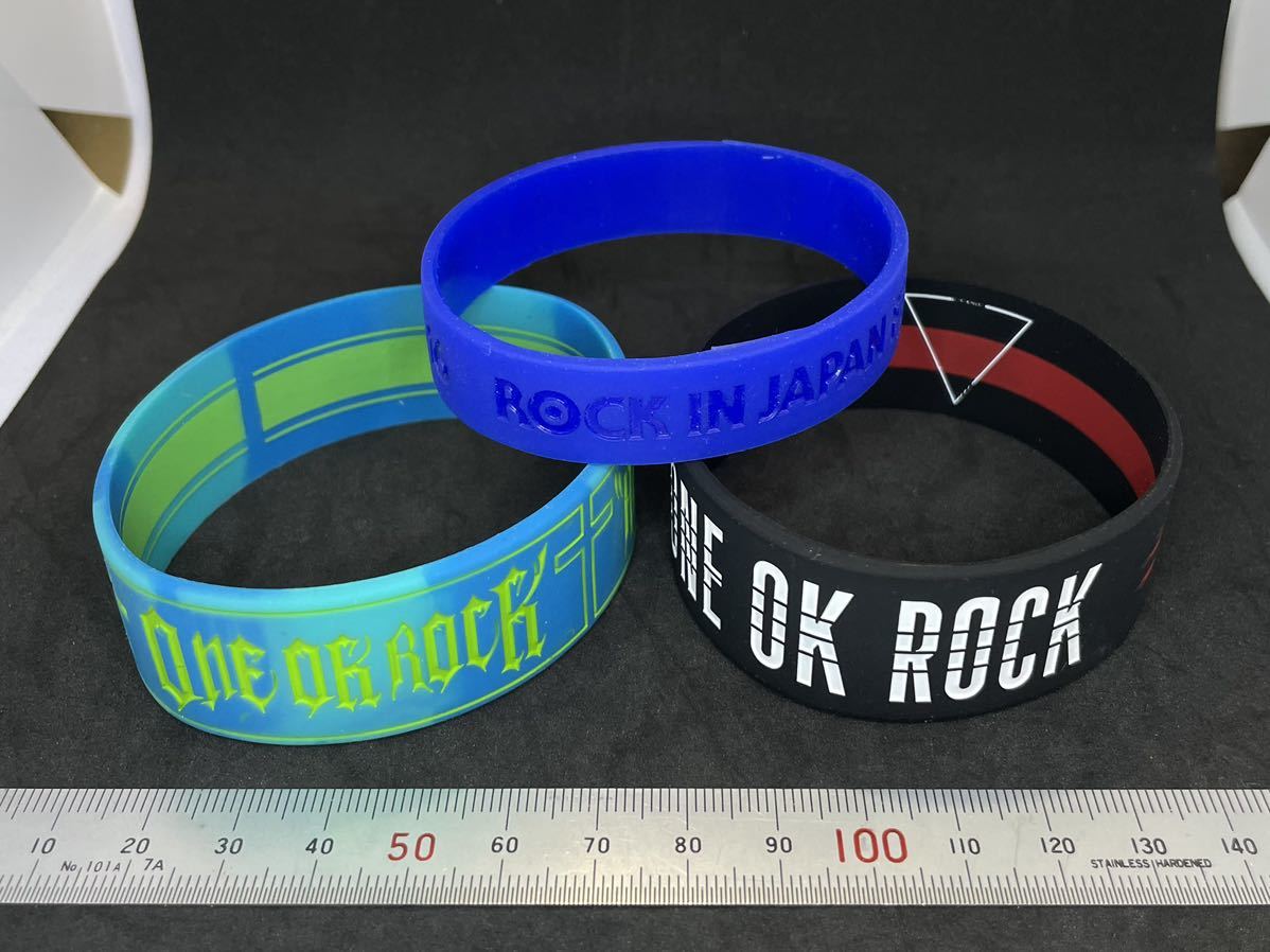 ONE OK ROCK ラバーバンド 2個 ＋ ROCK IN JAPAN FES ラバーバンド 1個 セット_画像1