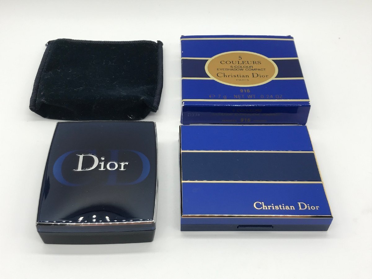 ■【YS-1】 ディオール Christian Dior アイシャドウ 2個セット ■ トワクルールスモーキー 481 サンククルール 916 【同梱可能商品】K_画像1