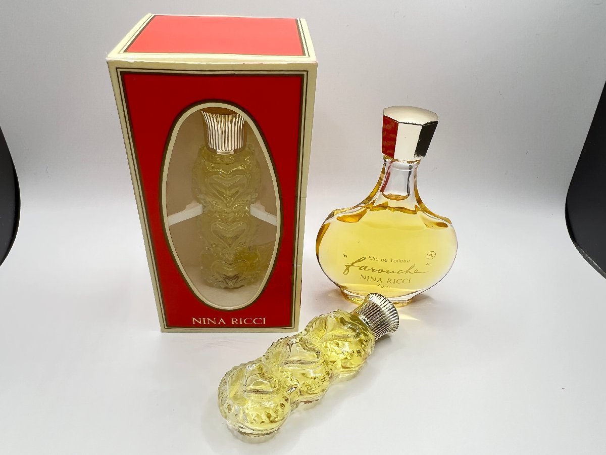 ■【YS-1】 香水 ニナリッチ 3点セット まとめ ■ Farouche ファルーシュ EDP 10ml ×2 EDT 25ml ■ ポーチ付き 【同梱可能商品】■B_画像1