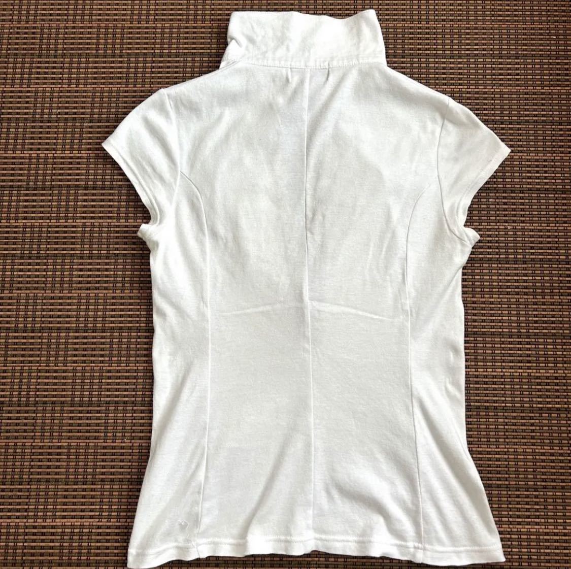 【送料無料】MICHAEL KLEIN ポロシャツ　トップス　カットソー　ホワイト　38/M 半袖Tシャツ _画像6