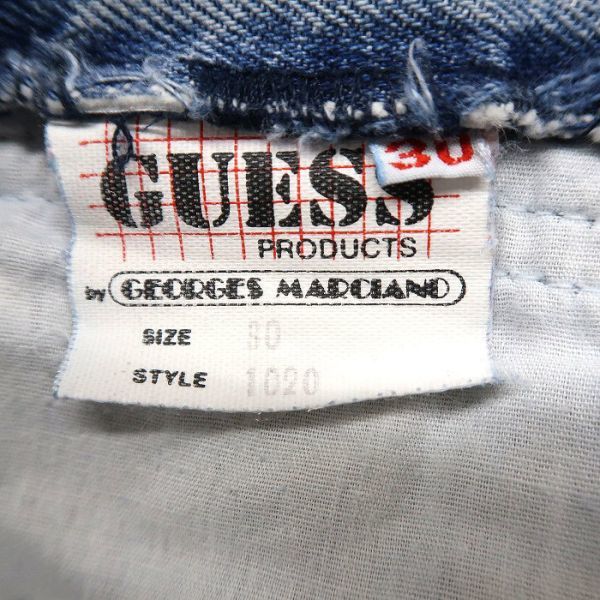  б/у одежда Guess GUESS Denim брюки джинсы ji- хлеб размер надпись :30 gd80433