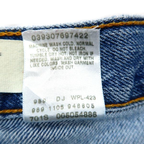 古着 リーバイス Levi's 505 デニムパンツ ジーンズ ジーパン サイズ表記：W36L30　gd43776_画像10