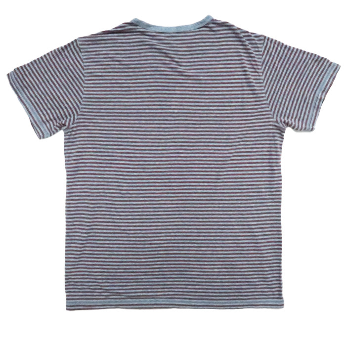  б/у одежда GAP Gap окантовка футболка короткий рукав размер надпись :L gd26519