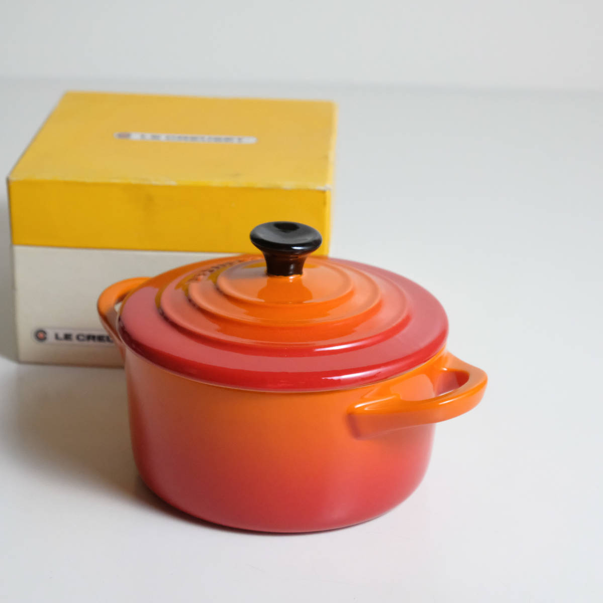 【未使用】LE CREUSET ルクルーゼ ミニココット MINI COCOTTE 陶器オーブンウェア 食器の画像4