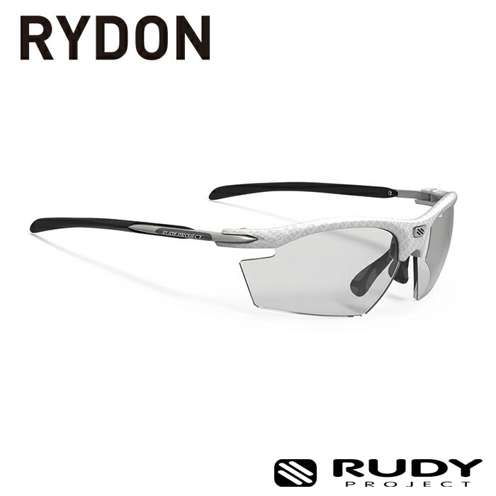 【正規販売店】RUDY PROJECT SP537349-0000 RYDON ライドン ホワイト インパクトX2 調光ブラックレンズ