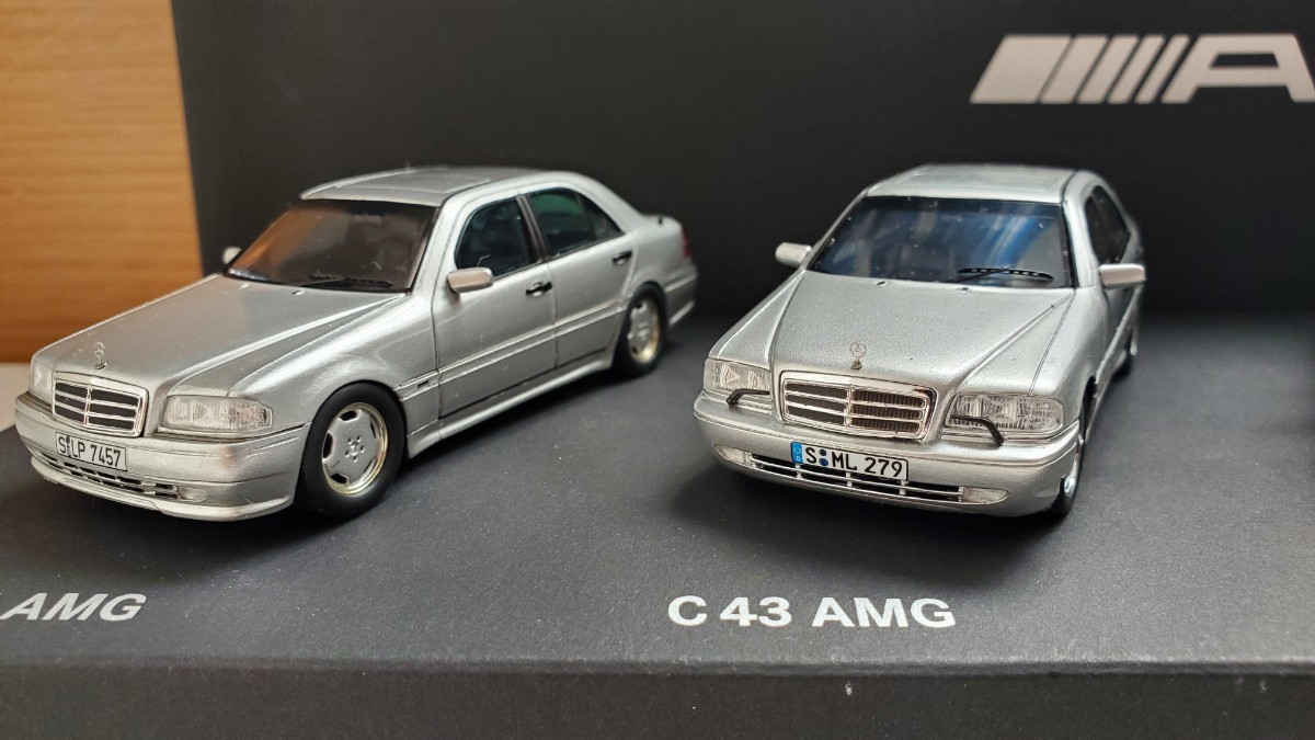 1/43 Mercedes Benz AMG C Class klasse 5台セット C36 C43 C32 C55 C63の画像2