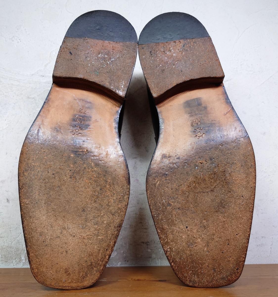 [ прекрасный товар ]ITALY производства Santoni YAMANE DELUXEnorube производства закон монета Loafer UK71/2 26cm соответствующий черный evisu гора корень обувь магазин / Lattanzi Blanc ключ ni