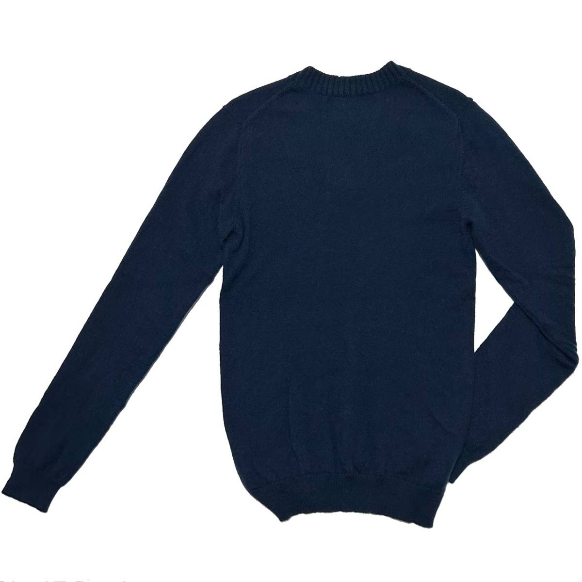 定価3.2万 AKM CASHMERE STANDARD V-NECK KNIT Lサイズ カシミア100％スタンダードVネックニット wjk 1piu ジュンハシモト