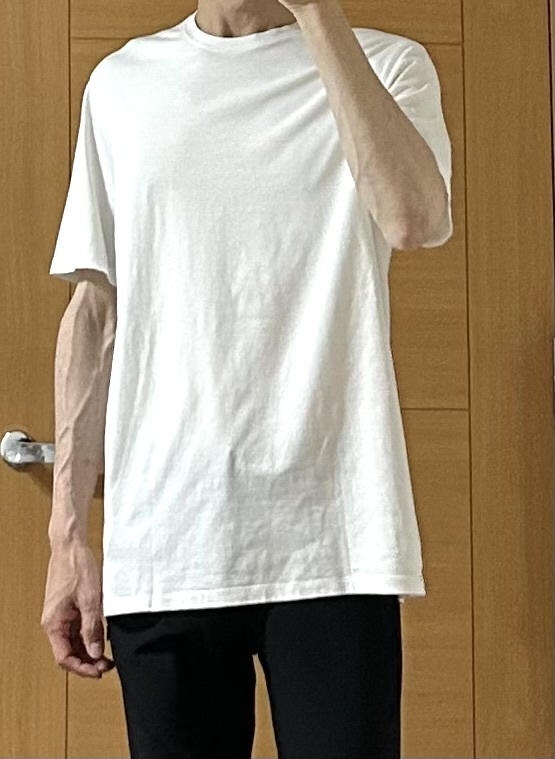 国内正規品 PRADA ストレッチコットンラベル付クルーネックTシャツ L 白　プラダ オーバーサイズ　Tシャツ