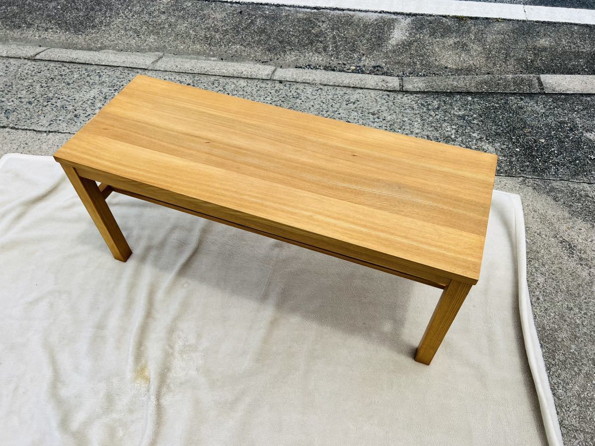  снят с производства / редкий / Muji Ryohin MUJI/ bench / обеденный / японский ясень / чистота / натуральный / Северная Европа / центральный стол . телевизор панель как .*