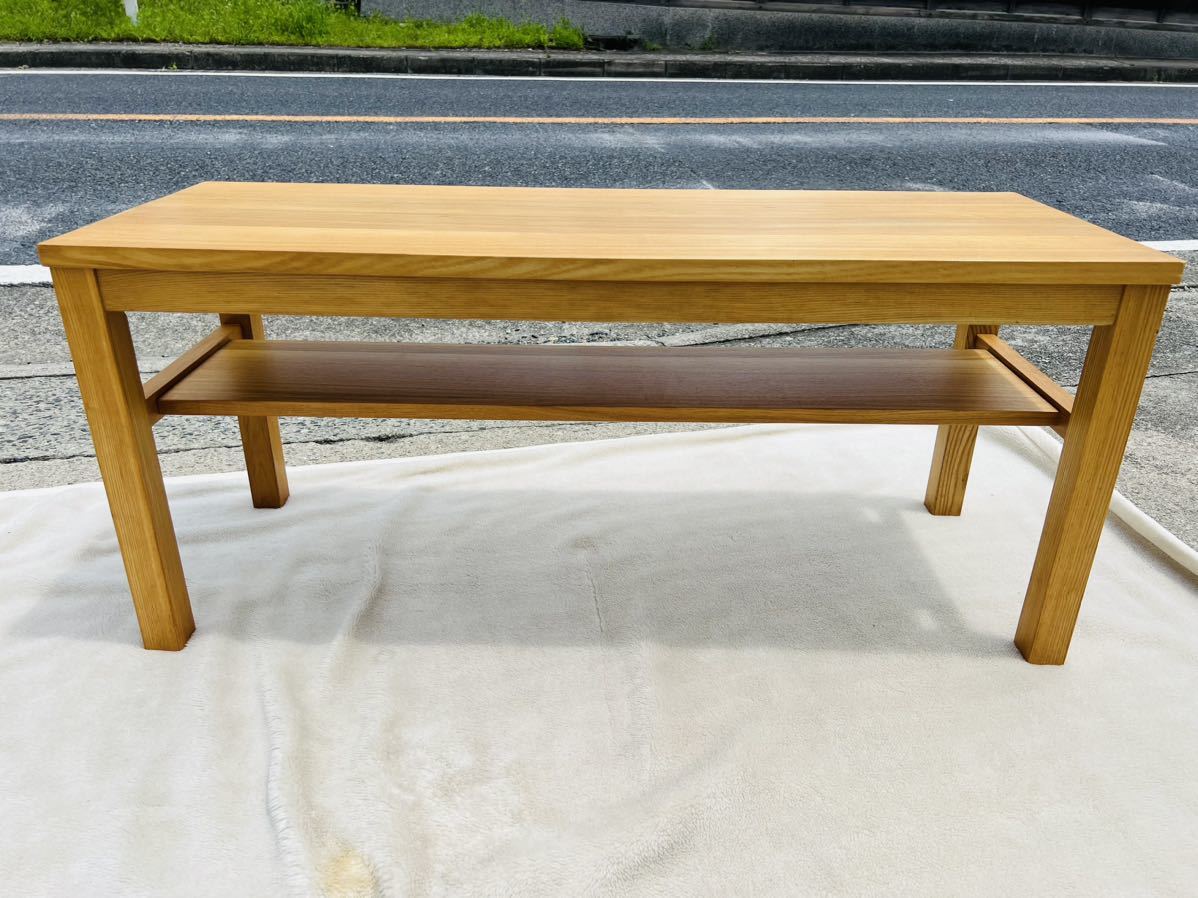  снят с производства / редкий / Muji Ryohin MUJI/ bench / обеденный / японский ясень / чистота / натуральный / Северная Европа / центральный стол . телевизор панель как .*